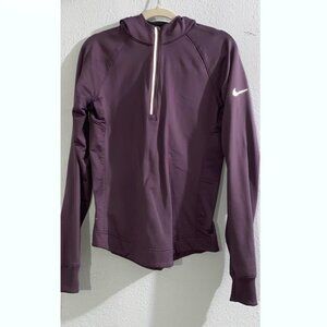 NIKE zip up hoodie (dusty purple)